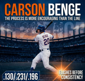 Mets Carson Benge Struggles